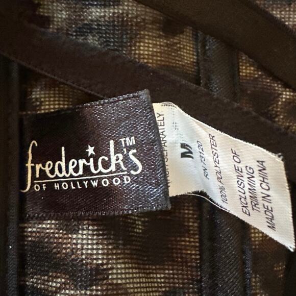 VTG Fredericks Of Hollywood Bustier Corset Size M 90s Leopard Print Sexy - Picture 4 of 5